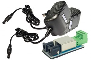 12v DC Split Power Supply Kit. (inc PCB and 2x Universal Wall Plugs)