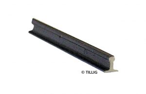 Tillig 85500 - Rail profile, 2.07mm, nickel silver browned, length 1,000mm