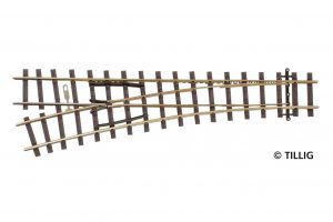 Tillig 85632 LH Turnout HOm (Narrow Gauge)