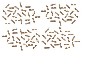 4-Bolt Rail Joiners (Bullhead) Phosphor Bronze 4mm scale (100 Pack)