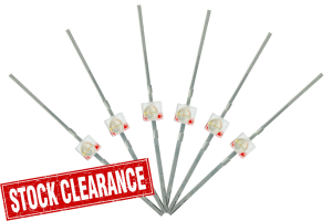 Mini Butterfly Type 6x 1.6mm (w/resistors) Red