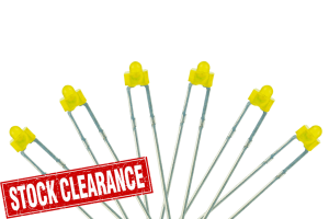 Panel Dot Type 6x 1.8mm (w/resistors) Yellow