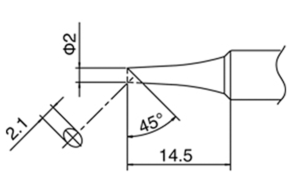 T-2C Tip (for DCS-ST2065, AT571, ST60, ST80 & AT689A)