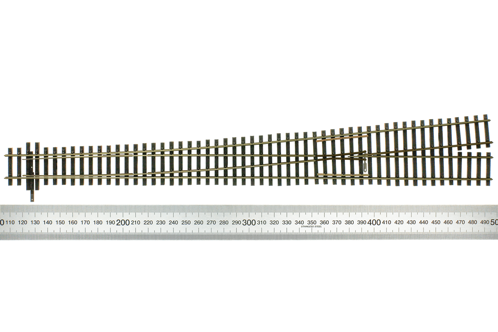 Tillig 85347 LH Wide Radius HO #9/6.34 Degrees L=389mm R=2200mm