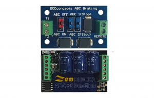 Zen Black "Buddha" Decoder: O and large scale. Up to 5 amps. 6 fn. Built-in high power stay alive. 1x ABC Module